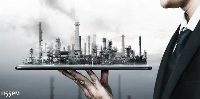 1155PM consultants GmbH. Contract & Claim Management: Konsequent.Exakt.Profitabel. Quelle: istockphoto; Urheber: Blue Planet Studio; Bild: Zuk&uuml;nftiges Fabrikanlagen- und Energiewirtschaftskonzept. Alle Nutzungsrechte bezahlt durch 1155PM consultants GmbH