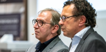 J&uuml;rgen Hahn, Gesch&auml;ftsf&uuml;hrender Gesellschafter der 1155PM consultants GmbH.Tarek Salama, Head of Contract und Claim Management, Siempelkamp. Urheber des Bildes: Dr. Sabine Schmitz. Alle Nutzungsrechte bezahlt durch 1155PM consultants GmbH.